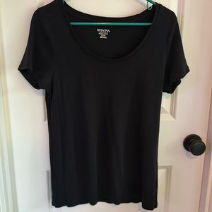 Merona basic black t-shirt size XL